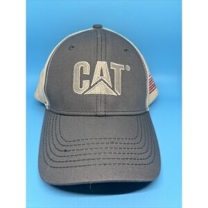 CAT Wagner Snapback Adjustable Trucker‎ Hat - One Size Fits/US Flag